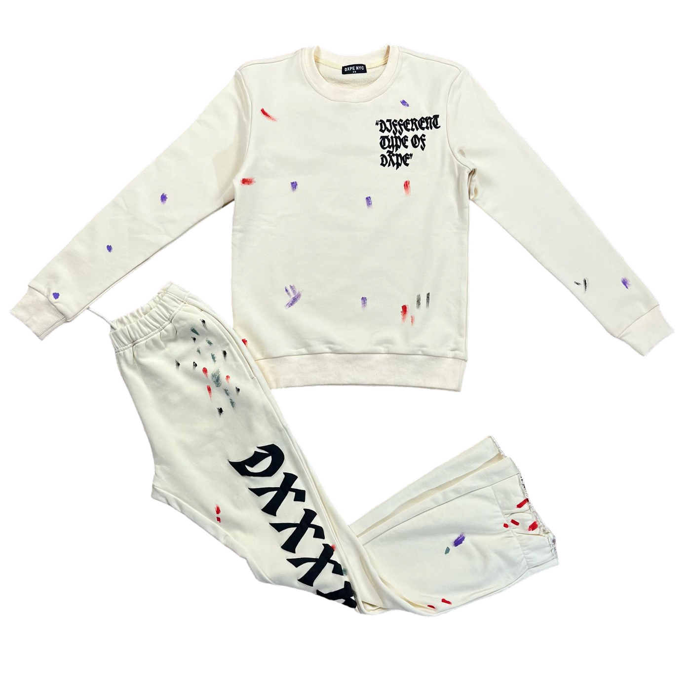 Different Type Of Dxpe Sweat Suit (Flare Leg)